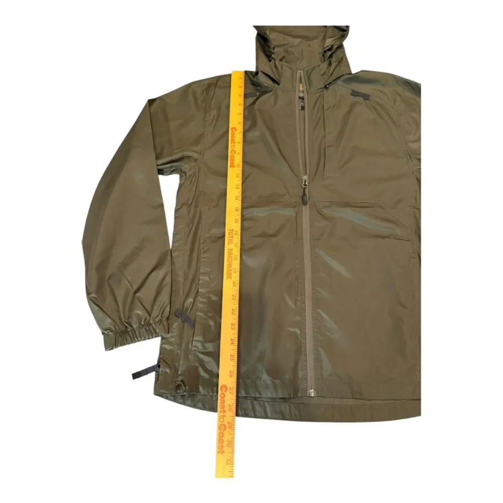 5.11 Tactical Men's Olive Green Lightweight Raincoat Windbreaker Size Small